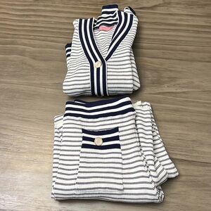 JJ’S FAIRYLAND STRIPED KNIT SET LARGE